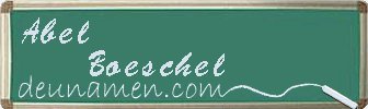 Abel Boeschel Visitenkarte